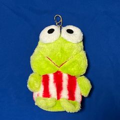 昭和レトロ　ACCEll  サンリオ　けろけろけろっぴ　ぬいぐるみ ポーチ  スナップフック付き　1988
