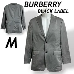 BURBERRY BLACK LABEL バーバリー ブラックレーペル メンズ テーラードジャケット M ビジネス BME63-806-04 三陽商会 ノバチェック グレー系 (C29)★