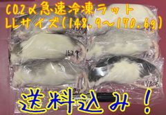 【送料込み】冷凍ラットLLサイズ×6匹(148.9〜170.6g)