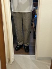 Gary Player ゲーリープレーヤー ツータックチノ メンズパンツ チノパン 綿パンツ カジュアルパンツ ベージュ ブラウン系 サイズW32L30 A-650