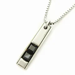 スワロフスキー SWAROVSKI ペンダント ネックレス ブラック シルバーカラー アクセサリーのサムネイル