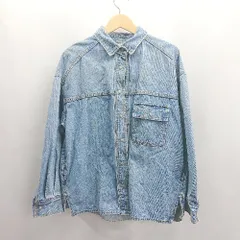 ◇ ⊇ PAGEBOY ページボーイ ALICIA 長袖 デニムジャケット ジージャン サイズF ブルー系 レディース E  【1503310004991】