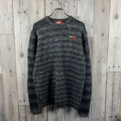 OLD ECKO 90s エコー 厚地 肉厚 ミドルゲージ ニット セーター L