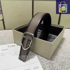 【今日WTO】Tom Ford Double-Side Premium Leather Belt エレガントなデザイン-YZ30
