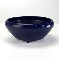プラ鉢 5号 鉄鉢 青 幅14.9cm×高さ6.1cm 