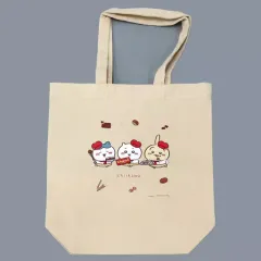 【中古】バッグ ちいかわ＆ハチワレ＆うさぎ トートバッグ 「ちいかわ なんか小さくてかわいいやつ×ロッテ」