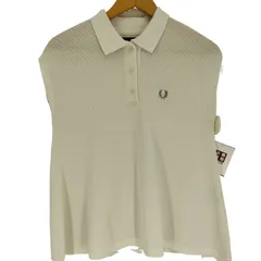 フレッドペリー FRED PERRY 別注 ノースリーブ ポロシャツ レディース UK：10 