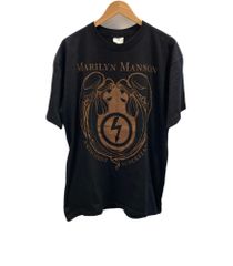 バンドTシャツ BAND-T 90s 90's WINTERLAND  MARILYN MANSON マリリンマンソン ANTICHRIST SUPERSTAR ©1996 ロックT XL Tシャツ ブラック LLサイズ 101MT-2730