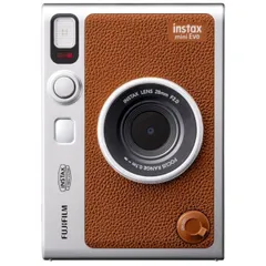 FFUJIFILM instax mini Evo チェキ INS MINI EVO BROWN C  USB Type-C対応 富士フイルム　即納・送料無料