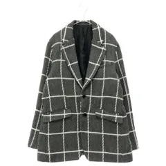 NO ID. (ノーアイディ) 19AW 2Bウールチェックテーラードジャケット グレー 845006-243Jのサムネイル