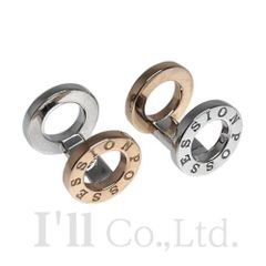 PIAGET　ピアジェ　ポセション　カフス　750PG　750WG　ブランドジュエリー　Au750　ツーカラーゴールド　K18　18金　カフスボタン【中古】【74720】