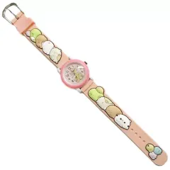 【中古】雑貨 集合(ピンク) キッズ腕時計 「すみっコぐらし」