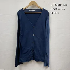 【極美品】COMME des GARCONS SHIRT　リネンカーディガン　M cdgshirt-forever-cardigan-navy
