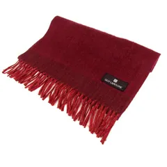 ギ・ラロッシュ マフラー 無地 ロゴ フリンジ ブランド 小物 レディース レッド Guy Laroche 【中古】のサムネイル