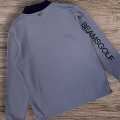 極美品 BEAMS GOLF ORANGE LABEL 襟付き ボンディングスウェット プルオーバー