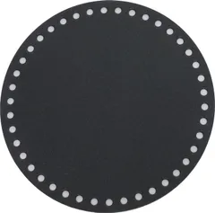 【特価商品】丸 直径16cm バッグ底板 黒 ハマナカ H204-628