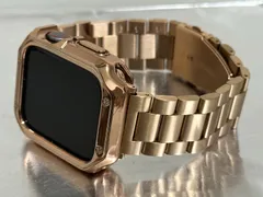 R/Apple Watch ステンレスバンド　ケース　アップルウォッチバンド