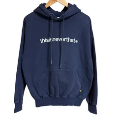美品thisisneverthat ネイビー パーカー Mサイズ男女兼用9.24 2025年
