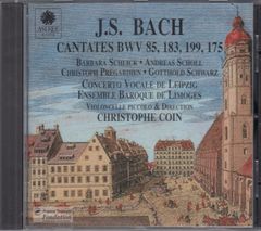 [CD/Astree]バッハ:カンタータ「われはよき羊飼いなり」BWV85&カンタータ「彼は羊らの名を呼びたもう」BWV175他/バルバラ・シュリック(s)&アンドレアス・ショル(c-t)他&クリストフ・コワン&アンサンブル・バロック・ド・リモージュ