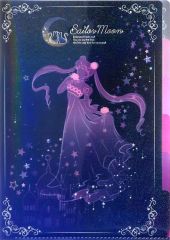 [중고] 클리어 파일 세일러 문 (실루엣) A4 프리즘 파일 5P [미소녀 전사 세일러 문]
