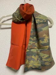 【着物リメイク】リバーシブル　ストール　マフラー