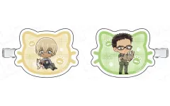【中古】アクセサリー(非金属) 安室透＆風見裕也(デフォルメねこ ver.4) アクリルヘアクリップ 「名探偵コナン」