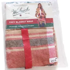 未使用★Woolrichウールリッチ COZY BLANKET WRAP ブランケット ラップ★ストール ショール アウトドア キャンプ ラグ