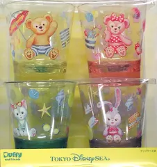 【中古】マグカップ・湯のみ 集合 タンブラー4個セット 「ダッフィーのサニーファン」 東京ディズニーシー限定