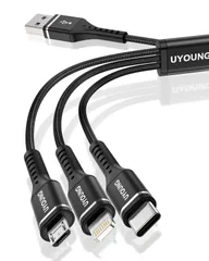 【在庫処分】(ライトニング/USB-C/Micro 1.2m USB端子) 充電コード iPhone 1 in Android 3 タイプC USBケーブル ケーブル 充電ケーブル 各種対応 3in1