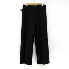 ヒューマンウーマン アリベパリ テーパードパンツ チェック柄 ボトムス レディース 2サイズ グリーン系 HUMAN WOMAN arrive paris 【中古】