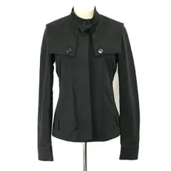￥6990/タグ付新古品★ユニクロ/UNIQLO★ツイルピーチブルゾン/ショートコート【レディースM/黒/black】Jaket/Jumper◆cBH587<sale>のサムネイル