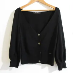 美品 FOXEY フォクシー リフレッシングカーディガン ディープV