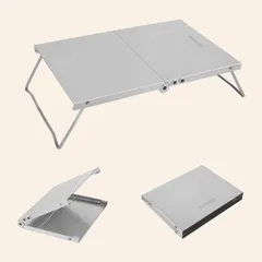 RAYKING アウトドア テーブル 折りたたみ式 ミニローテーブル キャンプテーブル ２折り コンパクトソロキャンプ 折畳テーブル アウトドア用 登山 ツーリング ソロキャンプ ポータブル ソロキャンプ