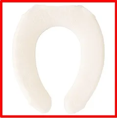 【送料無料 】ホワイト_便座カバー(U型) オカ 乾度良好 Dナチュレ U型専用 便座カバー (ホワイト) 17×27×2cm