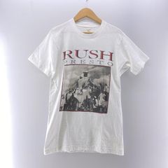 90s RUSH PRESTO WHITE TEE ラッシュ 両面プリント半袖 - メルカリ