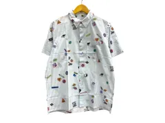 Paul Smith (ポールスミス) 半袖シャツ 総柄 ストライプ L ライトブルー メンズ/009