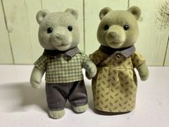 シルバニアファミリー初期くまさんお父さんお母さん服 - メルカリ