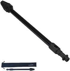 Green AUTO GreenAuto Karcher ケルヒャー サイクロンジェット ノズル ターボ 高圧洗浄機 回転ノズルランス 専用袋付 ターボノズルランス K2 K3 K4 K5 K6 K7 適用 Kシリーズ 適合(黒)