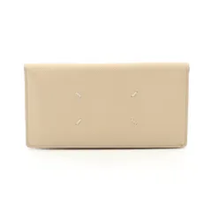 メゾン マルジェラ Maison Margiela 二つ折り長財布 ステッチ SA1UI0021 ベージュ レザー SA1UI0021 財布 ユニセックス Used Bのサムネイル