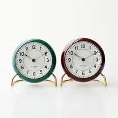 【新品】【1点販売】ARNE JACOBSEN[アルネ・ヤコブセン]  TABLE CLOCK STATION 43676 43677 テーブルクロック ステーションのサムネイル