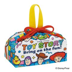 弁当袋 ランチ巾着 トイ・ストーリー25 （ トイストーリー お弁当袋 給食袋 巾着袋 ランチバッグ 子供 お弁当箱 日本製 弁当箱 弁当 給食 袋 弁当巾着 マチ 小物入れ 幼稚園 保育園 キッズ ）