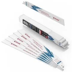 225mm_25本入 EZARC(イザーク) レシプロソー 替刃 14/18山 225mm バイメタル 8％コバルト 鉄・銅・アルミなど 金属切断作業 解体用 25本入