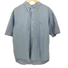 ラルフローレン RALPH LAUREN BLAKE シャンブレーデニム S/S BDシャツ メンズ  LL