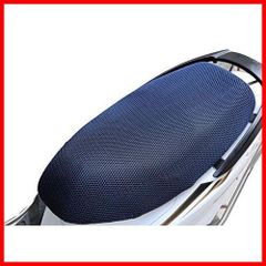 【人気商品】TK Parts 125cc スクーター用 メッシュシートカバー シグナスX・アドレスv125・PCX・Nmax・リード・アクシス・DIO110・スペイシー100 等に XXL お尻涼しく快適 黒 black