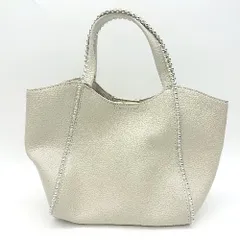 ◇ Θ BEAUTY & YOUTH UNITED ARROWS スタッズ装飾 トートバッグ カーキ系 レディース E  【1502180002410】