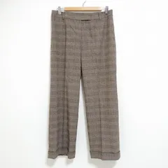 #anc レリアン Leilian パンツ 13+ グレー系 グレンチェック センタープレス 大きいサイズ レディース [932521]のサムネイル
