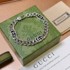 2024年最新】GUCCI グッチ インターロッキングG ブレスレット SV925