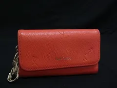 ■美品■ Paul Smith ポールスミス レザー 4連 キーケース 鍵入れ レディース レッド系 DI1727のサムネイル