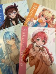 ローソン ホロライブキャンペーン オリジナルクリアファイル 4種セット