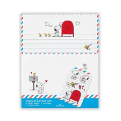 【メール便】スヌーピー 手紙セット レターセット SNお手紙2 ピーナッツ 日本ホールマーク 便箋＆封筒 キャラクター かわいい グッズ 